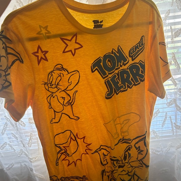 Yellow and Green Multicolored T- Shirt - Picture 2 of 4